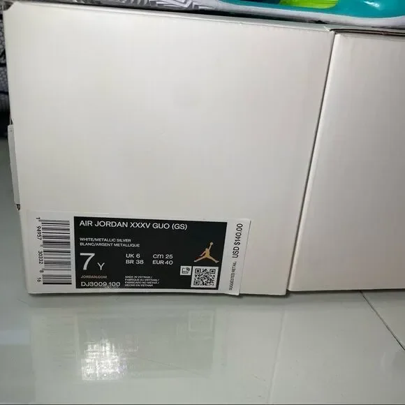 🆕 Guo Ailun x Air Jordan 35 GS 'Jade' - Picture 12 of 13